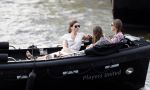 Amsterdam 7 mei 2016 
Rob Witschge en zijn vrouw Barbara aan het varen met Johnny en Danielle van t schip en hun dochter.