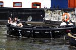 Amsterdam 7 mei 2016 
Rob Witschge en zijn vrouw Barbara aan het varen met Johnny en Danielle van t schip en hun dochter.