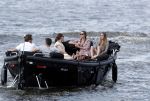 Amsterdam 7 mei 2016 
Rob Witschge en zijn vrouw Barbara aan het varen met Johnny en Danielle van t schip en hun dochter.