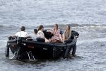 Amsterdam 7 mei 2016 
Rob Witschge en zijn vrouw Barbara aan het varen met Johnny en Danielle van t schip en hun dochter.
