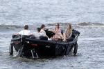 Amsterdam 7 mei 2016 
Rob Witschge en zijn vrouw Barbara aan het varen met Johnny en Danielle van t schip en hun dochter.