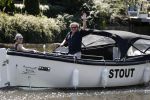 Amsterdam 9 mei 2016 
Dirk en Suus Zeelenberg eerst lunchen bij de harbour club en daarna varen door de grachten met hun boot/sloep