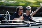 Amsterdam 9 mei 2016 
Dirk en Suus Zeelenberg eerst lunchen bij de harbour club en daarna varen door de grachten met hun boot/sloep