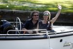 Amsterdam 9 mei 2016 
Dirk en Suus Zeelenberg eerst lunchen bij de harbour club en daarna varen door de grachten met hun boot/sloep