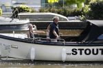 Amsterdam 9 mei 2016 
Dirk en Suus Zeelenberg eerst lunchen bij de harbour club en daarna varen door de grachten met hun boot/sloep