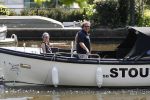 Amsterdam 9 mei 2016 
Dirk en Suus Zeelenberg eerst lunchen bij de harbour club en daarna varen door de grachten met hun boot/sloep
