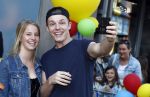 Amsterdam 7 mei 2016
Premiere Angry birds in pathe arena met oa de nederlandse stemmencast , Enzo Knol Ruben Nicolai Murth Mossel Eddy Zoe en Robin Martens. Enzo met vriendin Dee
