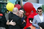 Amsterdam 7 mei 2016
Premiere Angry birds in pathe arena met oa de nederlandse stemmencast , Enzo Knol Ruben Nicolai Murth Mossel Eddy Zoe en Robin Martens. Enzo met vriendin Dee