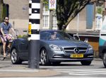 Amsterdam 13 mei 2016
Evert Santegoeds met partner Robert Halewijn in Mercedes cabrio.