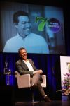 Amsterdam 17 mei 2016 
Surprise feestje voor Frank Sanders voor zijn 70e verjaardag in de kleine komedie. Richard Groenendijk