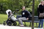 Amsterdam 18 april 2016
Gijs Naber met zoontje in het vondelpark