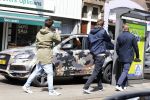 Amsterdam 23 april 2016 
Gordon met zijn audi Q7 in camouflage kleuren in Amsterdam zuid.