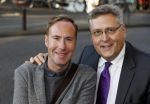 Amsterdam 17 mei 2016 
Surprise feestje voor Frank Sanders voor zijn 70e verjaardag in de kleine komedie. Henk Krol met partner