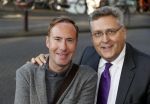 Amsterdam 17 mei 2016 
Surprise feestje voor Frank Sanders voor zijn 70e verjaardag in de kleine komedie. Henk Krol met partner