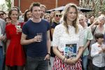 Amsterdam 9 mei 2016 
Presentatie boek Jet van Nieuwkerk bij de westergasfabriek.
Jet met vriend