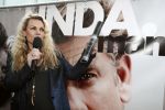 Amsterdam 18 april 2016 
Presentatie Linda man met Waldemar Torenstra op de cover. De presentatie is op het dakterras van de Bijenkorf.  hoofdredacteur LINDA, Jildou van der Bijl en hoofdredacteur LINDA man Iebele van der Meulen tijdens de lancering van LINDA.man