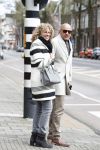 Amsterdam 16 april 2016 
John v d Heuvel met zijn vrouw in Amsterdam zuid.