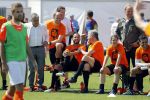 Amsterdam 13 mei 2016
Sportdag van de Johan Cruijff foundation in het olymoisch stadion met oa Johnny Heitinga Dennis Bergkamp Peter Heerschop Vigo Waas Sjaak Swart Kenneth Perez Evelyne de Bruin en Raoul Heertje.