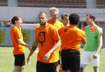 Amsterdam 13 mei 2016
Sportdag van de Johan Cruijff foundation in het olymoisch stadion met oa Johnny Heitinga Dennis Bergkamp Peter Heerschop Vigo Waas Sjaak Swart Kenneth Perez Evelyne de Bruin en Raoul Heertje.
