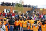 Amsterdam 22 april 2016
Koning Willem Alexander en Koningin Maxima bij de opening van de koningsspelen in Amsterdam.
Richard Krajicek vangt ze op en Johnny de Mol doet de presentatie.