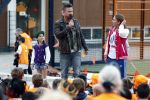 Amsterdam 22 april 2016
Koning Willem Alexander en Koningin Maxima bij de opening van de koningsspelen in Amsterdam.
Richard Krajicek vangt ze op en Johnny de Mol doet de presentatie.