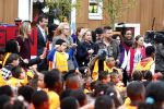 Amsterdam 22 april 2016
Koning Willem Alexander en Koningin Maxima bij de opening van de koningsspelen in Amsterdam.
Richard Krajicek vangt ze op en Johnny de Mol doet de presentatie.