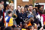 Amsterdam 22 april 2016
Koning Willem Alexander en Koningin Maxima bij de opening van de koningsspelen in Amsterdam.
Richard Krajicek vangt ze op en Johnny de Mol doet de presentatie.