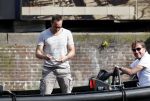 Amsterdam 7 mei 2016 
Rob Witschge en zijn vrouw Barbara aan het varen met Johnny en Danielle van t schip en hun dochter.
