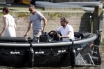 Amsterdam 7 mei 2016 
Rob Witschge en zijn vrouw Barbara aan het varen met Johnny en Danielle van t schip en hun dochter.