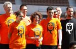 Amsterdam 13 mei 2016
Sportdag van de Johan Cruijff foundation in het olymoisch stadion met oa Johnny Heitinga Dennis Bergkamp Peter Heerschop Vigo Waas Sjaak Swart Kenneth Perez Evelyne de Bruin en Raoul Heertje.