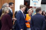 Amsterdam 22 april 2016
Koning Willem Alexander en Koningin Maxima bij de opening van de koningsspelen in Amsterdam.
Richard Krajicek vangt ze op en Johnny de Mol doet de presentatie.