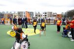 Amsterdam 22 april 2016
Koning Willem Alexander en Koningin Maxima bij de opening van de koningsspelen in Amsterdam.
Richard Krajicek vangt ze op en Johnny de Mol doet de presentatie.