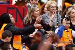 Amsterdam 22 april 2016
Koning Willem Alexander en Koningin Maxima bij de opening van de koningsspelen in Amsterdam.
Richard Krajicek vangt ze op en Johnny de Mol doet de presentatie.