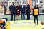 Amsterdam 22 april 2016
Koning Willem Alexander en Koningin Maxima bij de opening van de koningsspelen in Amsterdam.
Richard Krajicek vangt ze op en Johnny de Mol doet de presentatie.