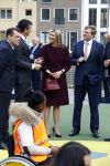 Amsterdam 22 april 2016
Koning Willem Alexander en Koningin Maxima bij de opening van de koningsspelen in Amsterdam.
Richard Krajicek vangt ze op en Johnny de Mol doet de presentatie.