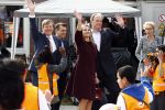 Amsterdam 22 april 2016
Koning Willem Alexander en Koningin Maxima bij de opening van de koningsspelen in Amsterdam.
Richard Krajicek vangt ze op en Johnny de Mol doet de presentatie.