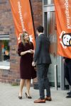 Amsterdam 22 april 2016
Koning Willem Alexander en Koningin Maxima bij de opening van de koningsspelen in Amsterdam.
Richard Krajicek vangt ze op en Johnny de Mol doet de presentatie.