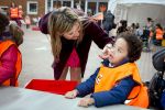 Amsterdam 22 april 2016
Koning Willem Alexander en Koningin Maxima bij de opening van de koningsspelen in Amsterdam.
Richard Krajicek vangt ze op en Johnny de Mol doet de presentatie.