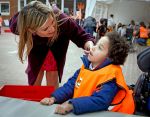 Amsterdam 22 april 2016
Koning Willem Alexander en Koningin Maxima bij de opening van de koningsspelen in Amsterdam.
Richard Krajicek vangt ze op en Johnny de Mol doet de presentatie.