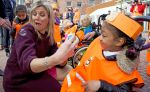 Amsterdam 22 april 2016
Koning Willem Alexander en Koningin Maxima bij de opening van de koningsspelen in Amsterdam.
Richard Krajicek vangt ze op en Johnny de Mol doet de presentatie.