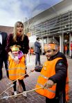 Amsterdam 22 april 2016
Koning Willem Alexander en Koningin Maxima bij de opening van de koningsspelen in Amsterdam.
Richard Krajicek vangt ze op en Johnny de Mol doet de presentatie.