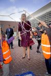 Amsterdam 22 april 2016
Koning Willem Alexander en Koningin Maxima bij de opening van de koningsspelen in Amsterdam.
Richard Krajicek vangt ze op en Johnny de Mol doet de presentatie.