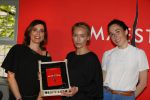 Amsterdam 22 april 2016 
Boekpresentatie Maestra met  Heleen van Royen, schrijfster Lisa Hilton en Halina Reijn.