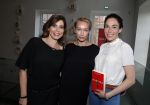 Amsterdam 22 april 2016 
Boekpresentatie Maestra met  Heleen van Royen, schrijfster Lisa Hilton en Halina Reijn.