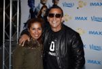 Amsterdam 18 mei 2016
Premiere X men in pathe arena. najib Amhali met vrouw Niama