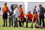 Amsterdam 13 mei 2016
Sportdag van de Johan Cruijff foundation in het olymoisch stadion met oa Johnny Heitinga Dennis Bergkamp Peter Heerschop Vigo Waas Sjaak Swart Kenneth Perez Evelyne de Bruin en Raoul Heertje.