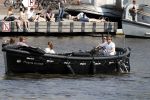 Amsterdam 7 mei 2016 
Rob Witschge en zijn vrouw Barbara aan het varen met Johnny en Danielle van t schip en hun dochter.