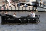Amsterdam 7 mei 2016 
Rob Witschge en zijn vrouw Barbara aan het varen met Johnny en Danielle van t schip en hun dochter.