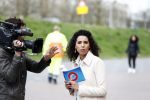 Amsterdam 22 april 2016
Koning Willem Alexander en Koningin Maxima bij de opening van de koningsspelen in Amsterdam.
Richard Krajicek vangt ze op en Johnny de Mol doet de presentatie. Siham Raijoul