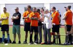 Amsterdam 13 mei 2016
Sportdag van de Johan Cruijff foundation in het olymoisch stadion met oa Johnny Heitinga Dennis Bergkamp Peter Heerschop Vigo Waas Sjaak Swart Kenneth Perez Evelyne de Bruin en Raoul Heertje.